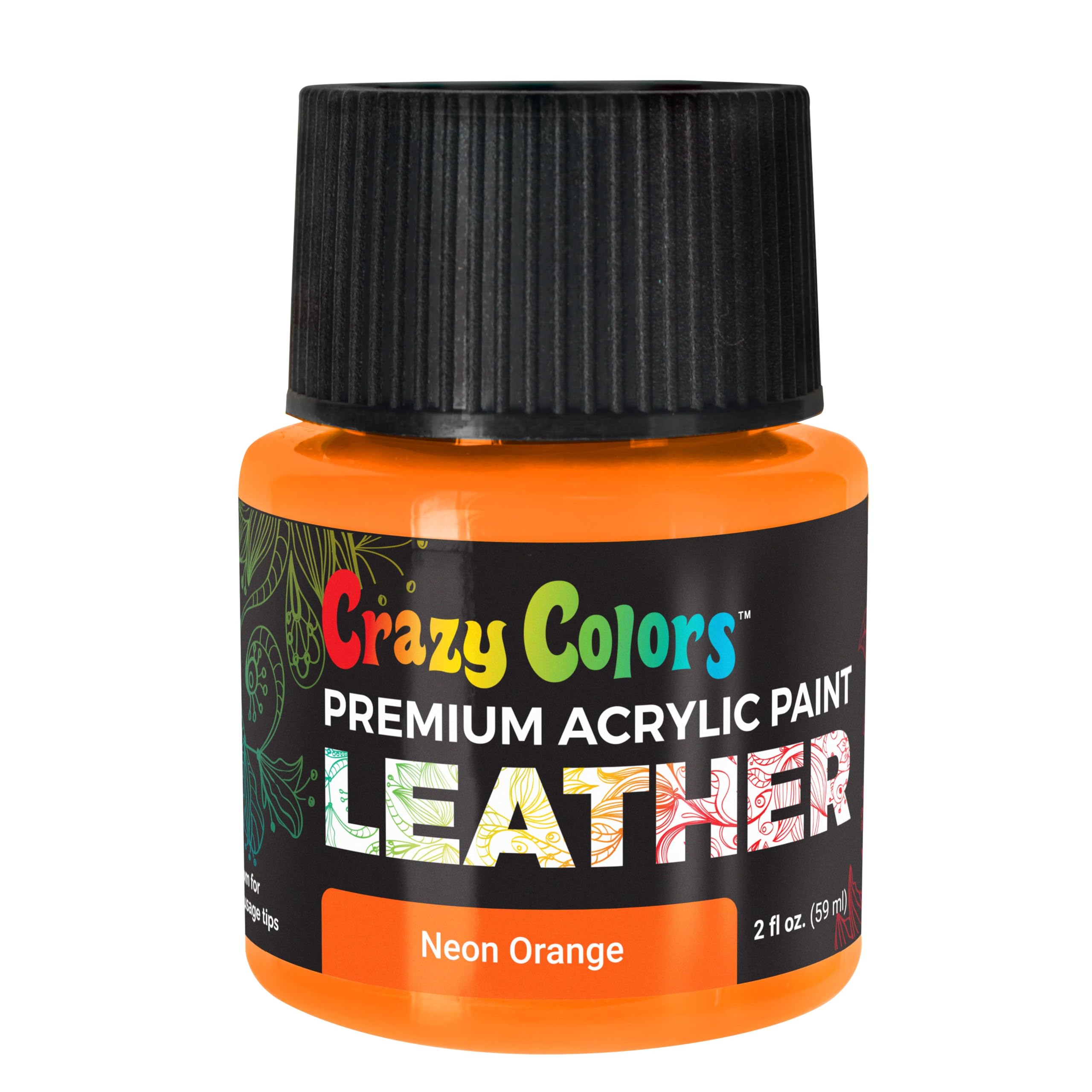 Amazon.com: Crazy Colors Neon Orange Premium Acrylic Leather and